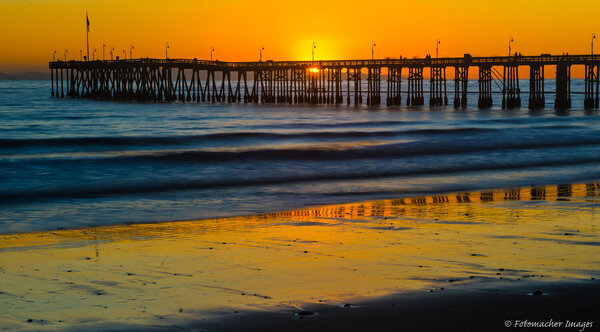 Sunset at the Ventura Pier