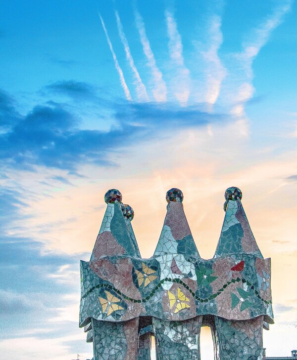 Casa Battlo, Chimneys